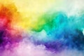 Abstract colourful watercolor background. Created with Generative AI Royalty Free Stock Photo