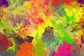 Abstract colourful watercolour background