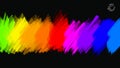 Abstract colours full palette banner