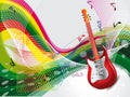 Abstract Colurful Musical Background Royalty Free Stock Photo