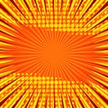 Abstract comic orange background for style pop art design. Royalty Free Stock Photo