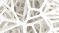 Abstract complex organic spongy structure. Bone tissue. 3d render illustration Royalty Free Stock Photo