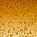 An abstract composition featuring a multitude of orange, translucent, bubble-like Royalty Free Stock Photo