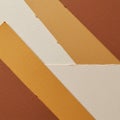 Abstract composition featuring overlapping paper strips in shades of brown, tan, and Royalty Free Stock Photo