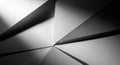 Abstract composition featuring overlapping sheets of textured paper, arranged to form triangular Royalty Free Stock Photo