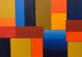 Of modern abstract art, focusing on form and color interacti Royalty Free Stock Photo