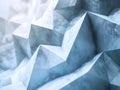 Abstract blue crystalline structure background Royalty Free Stock Photo