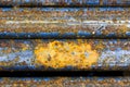 Abstract composition with metallic texture with rust Royalty Free Stock Photo