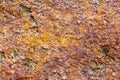 Abstract composition with metallic texture with rust Royalty Free Stock Photo