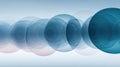 Abstract composition of overlapping circles in varying shades of blue and pink Royalty Free Stock Photo