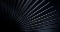 Abstract composition of parallel lines radiating from a dark corner Royalty Free Stock Photo