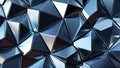 Abstract Composition of Polished Triangular Facets Royalty Free Stock Photo