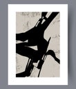 Abstract composition rambling surrealism wall art print