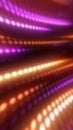 Abstract composition of soft orange and purple glowing light waves creating vibrant flowing patterns Royalty Free Stock Photo