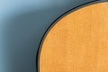 Close Up of Spruce Guitar Top and Binding Royalty Free Stock Photo