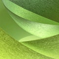 Abstract Swirling Green Paper Layers with Textured Surfaces and Soft Lighting image photo Royalty Free Stock Photo