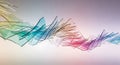 Abstract composition with translucent, overlapping triangular shapes creating a Royalty Free Stock Photo