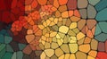 Colorful voronoi abstract 2D geometric background