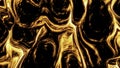 Abstract computer animated fire background simulating a fiery plasma on a black background. Design. Flowing hot melted