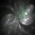 Abstract computer generated fractal background butterfly wings shape Royalty Free Stock Photo