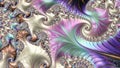 Abstract Computer generated Fractal design