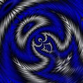 Abstract Computer generated Fractal design. A fractal is a never-ending pattern. Fractals are infinitely complex patterns