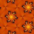 Abstract Computer generated Fractal design. A fractal is a never-ending pattern. Fractals are infinitely complex patterns