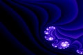 Abstract computer generated fractal pattern design Royalty Free Stock Photo