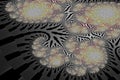 Abstract computer generated fractal pattern design Royalty Free Stock Photo