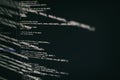 Abstract computer script code. Programming code screen of software developer. Software Programming Work Time. Code text written Royalty Free Stock Photo