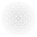 Concentric linear circles, neutral round element.
