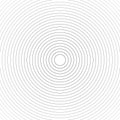 Concentric linear circles, neutral round element.