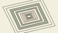 Abstract Concentric Square Pattern, Geometric Design, vector design Generative AI Royalty Free Stock Photo