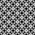Abstract concept monochrome geometric pattern. Black and white background Royalty Free Stock Photo