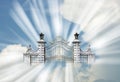 Heaven, Pearly Gates, Gate, Religion, God Royalty Free Stock Photo
