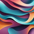 abstract concept, Smooth Silky Shapes, Vectors abstract style.