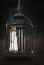 Young Girl, Cage, Love, Hope, Peace