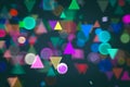 Abstract conceptual pattern shape. Art, rectangle, surface & color. Royalty Free Stock Photo