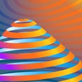 Abstract cone shape