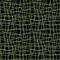 Abstract confusing lines dark seamless pattern