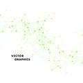 Abstract connecting dots and lines. Node digital plexus dot. Network line for web. Connection science and technology Royalty Free Stock Photo