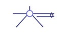 Abstract Connection Outline Vector Icon for Network System Diagram, vector design Generative AI Royalty Free Stock Photo