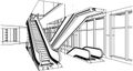 Abstract Construction With Escalator Vector