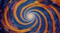 Abstract contemplative image in a quantum and psychedelic style with swirling patterns, fractal structures and abstract