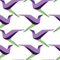 Abstract and contemporary birds seamless surface pattern design