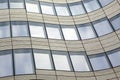 Abstract contemporary curved building Royalty Free Stock Photo