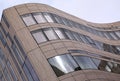 Abstract contemporary curved new building Royalty Free Stock Photo