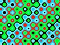 Abstract and Contemporary Digital Art little feet style Pattern Design