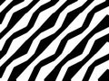 Abstract and Contemporary Digital Art Zebra stripes style Pattern Design Royalty Free Stock Photo