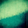 Abstract contemporary modern watercolor art. Minimalist teal and green shades illustration